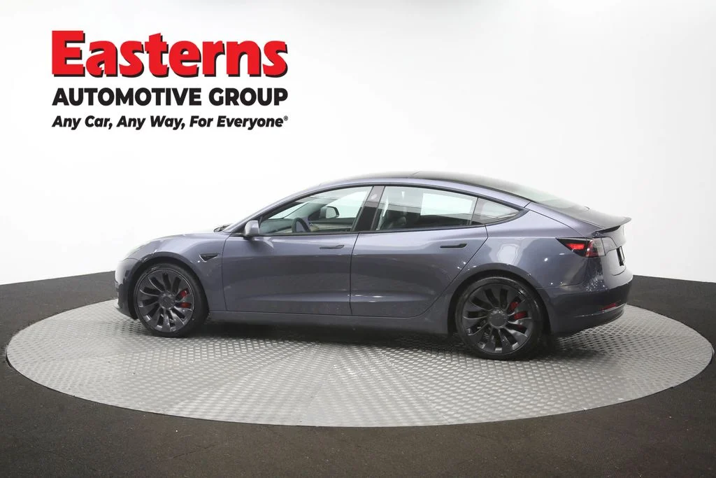 Used 2022 Gray Tesla Performance image 56