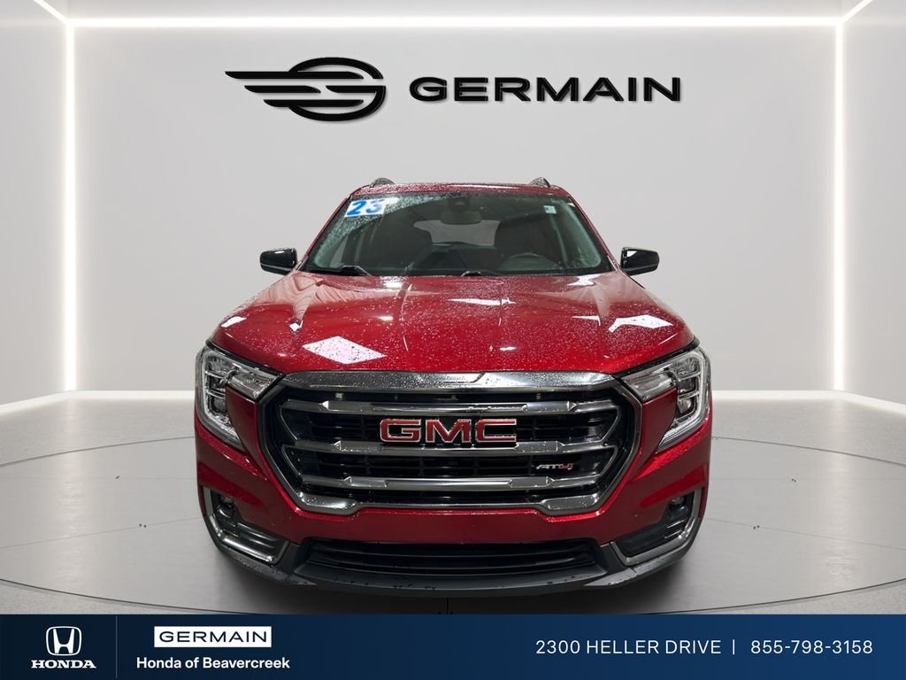 Used 2023 Volcanic Red Tintcoat GMC AT4 image 3