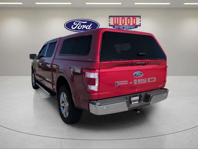 Used 2022 Red Metallic Ford Lariat image 4