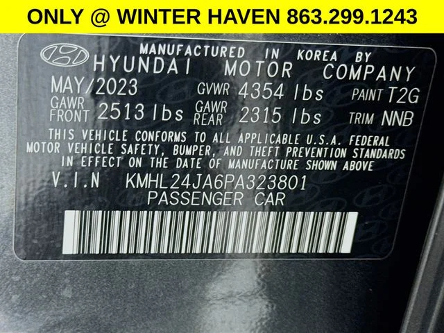 Used 2023 Gray Hyundai SE image 28