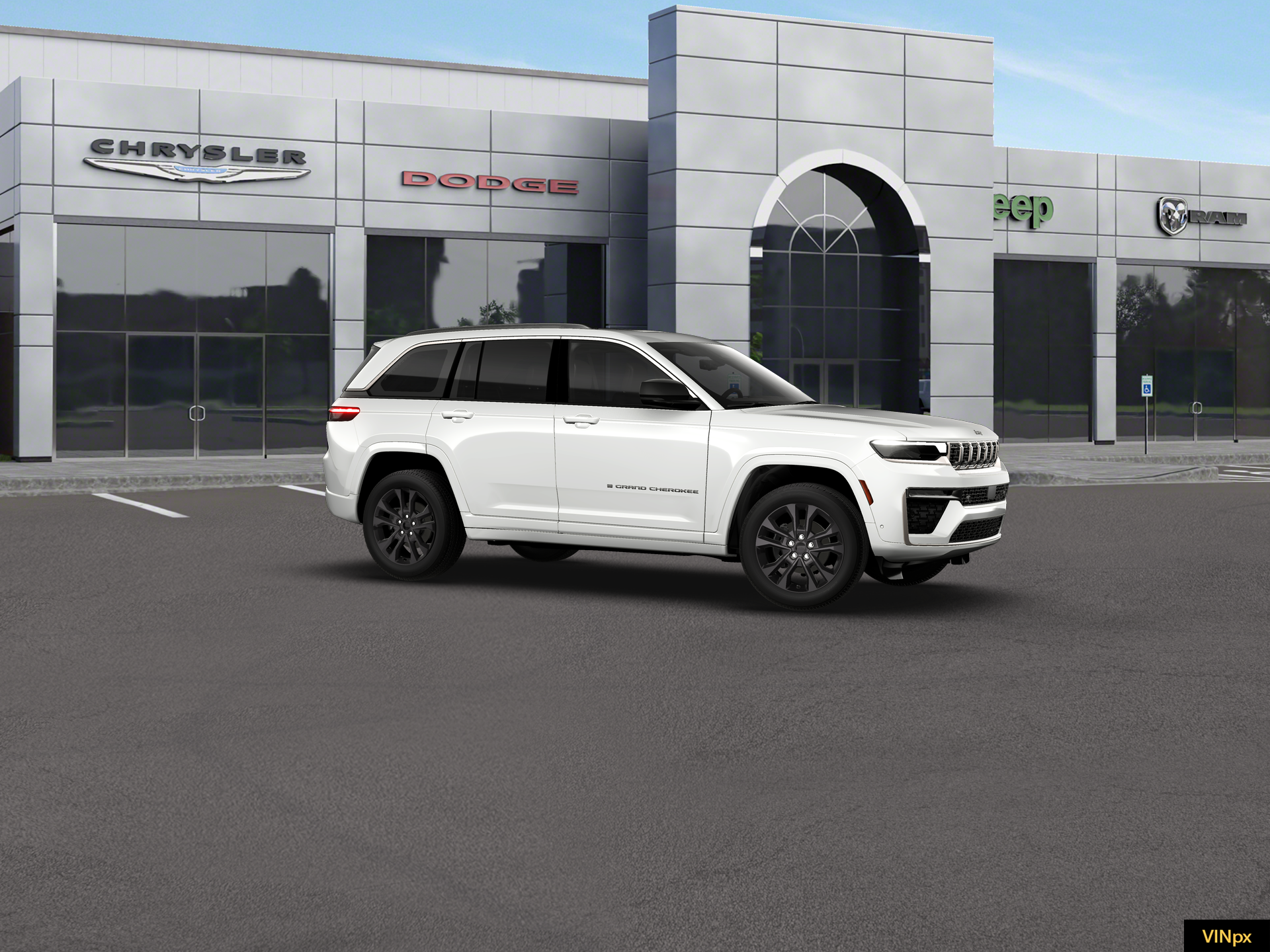 New 2026 Bright White Clear-Coat Exterior Paint Jeep Limited Reserve image 22