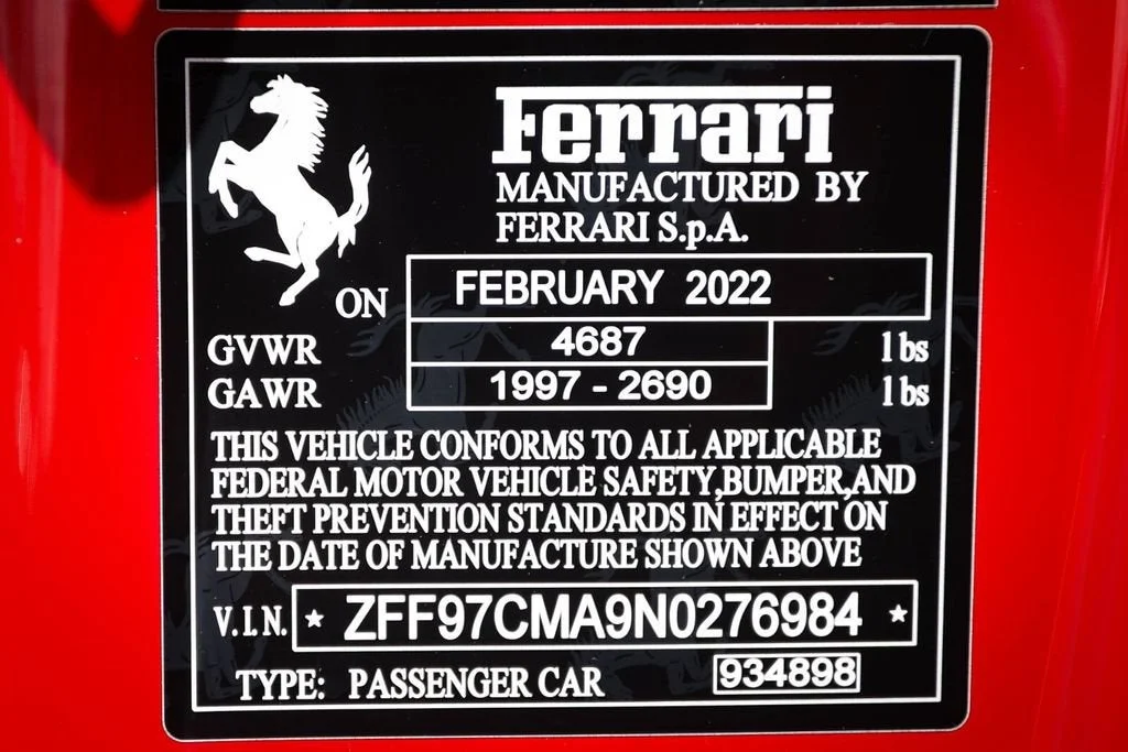 Certified Used 2022 Rosso Corsa Ferrari Base image 64
