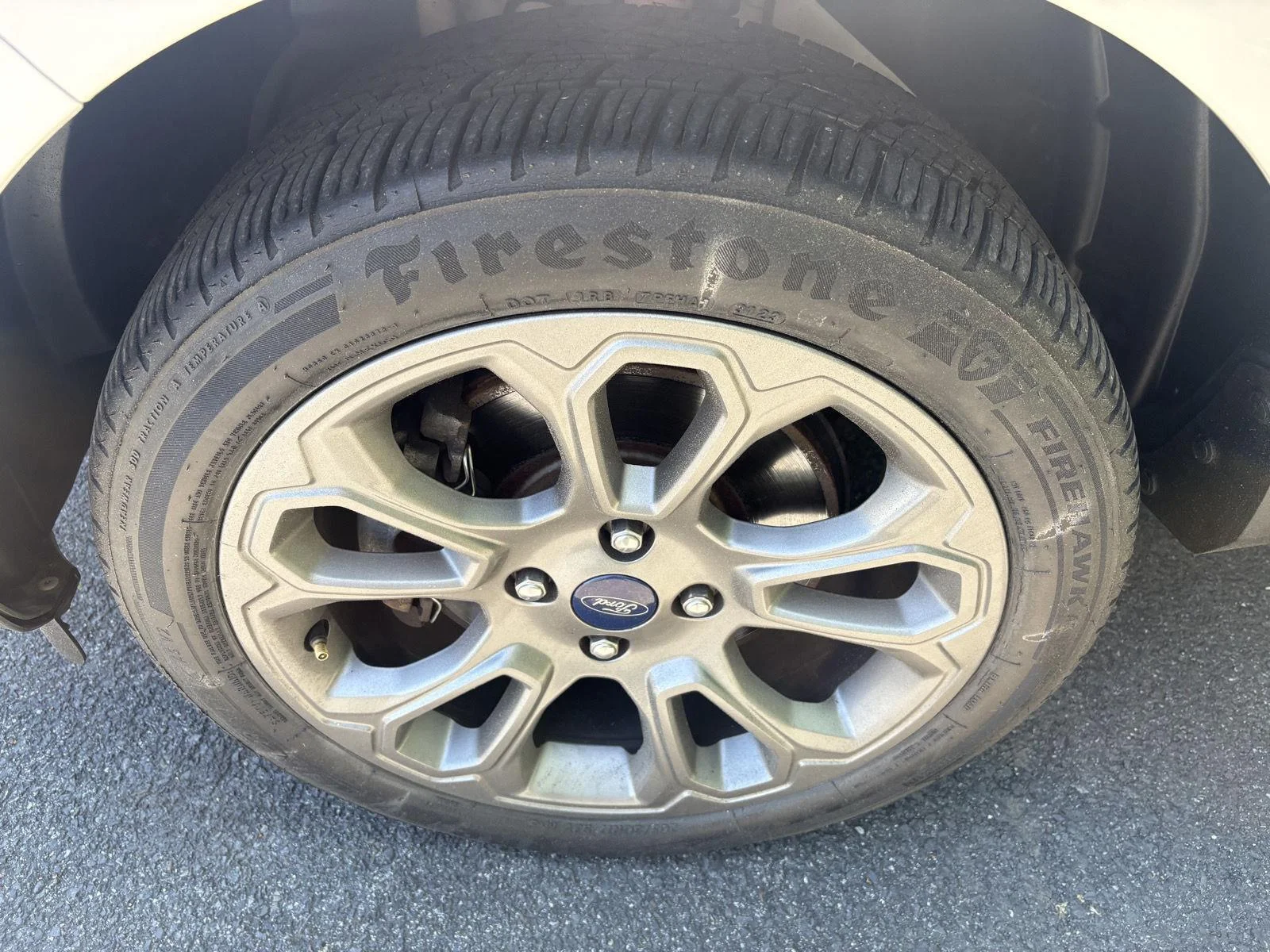 Used 2018 White Platinum Metallic Tri-Coat Ford Titanium image 3