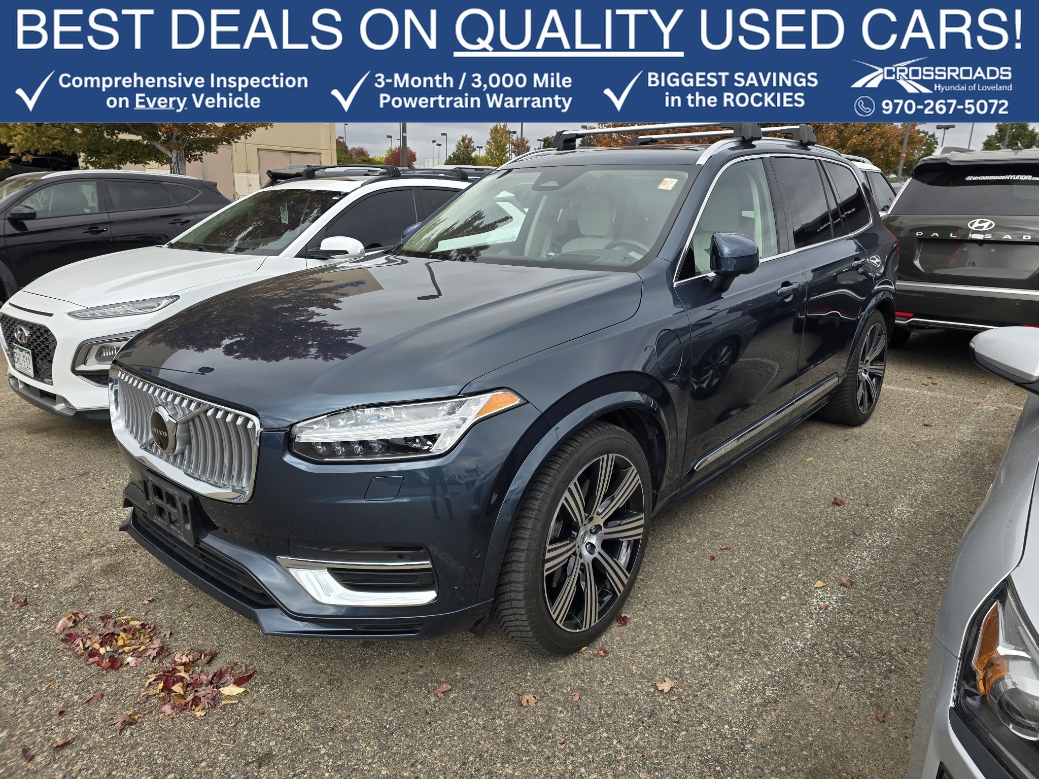 Used 2024 Denim Blue Metallic Volvo Ultimate Bright Theme image 1