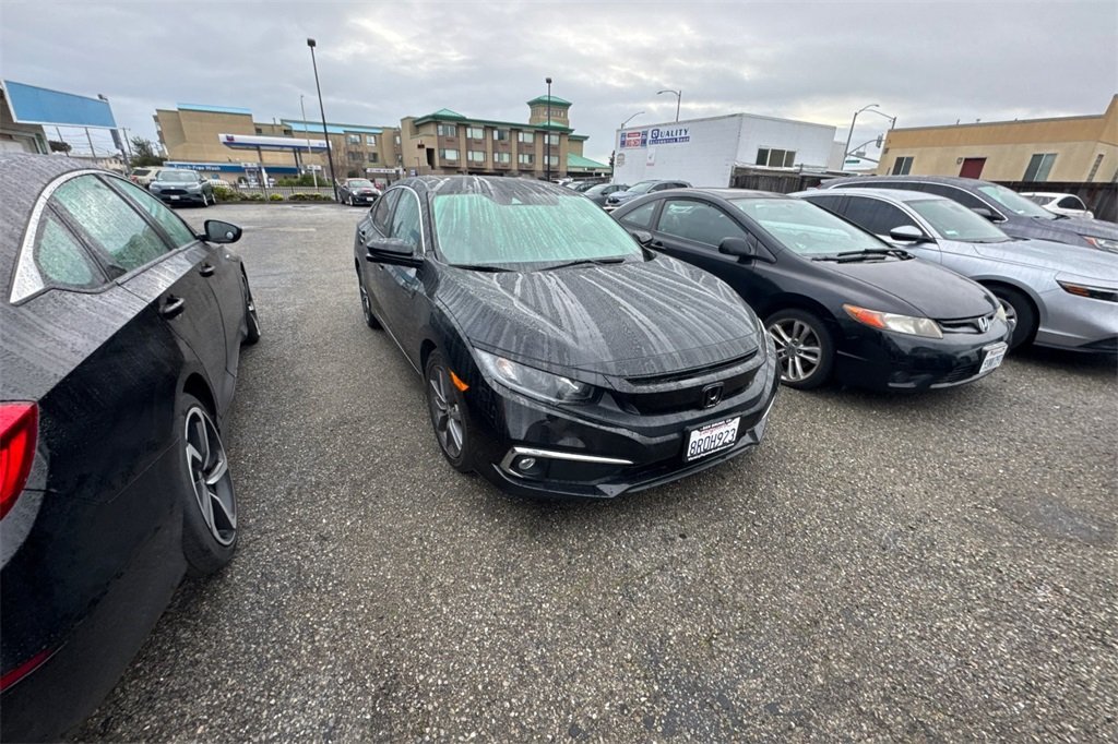 Used 2019 Honda Civic EX with VIN 19XFC1F33KE208876 for sale in San Bruno, CA