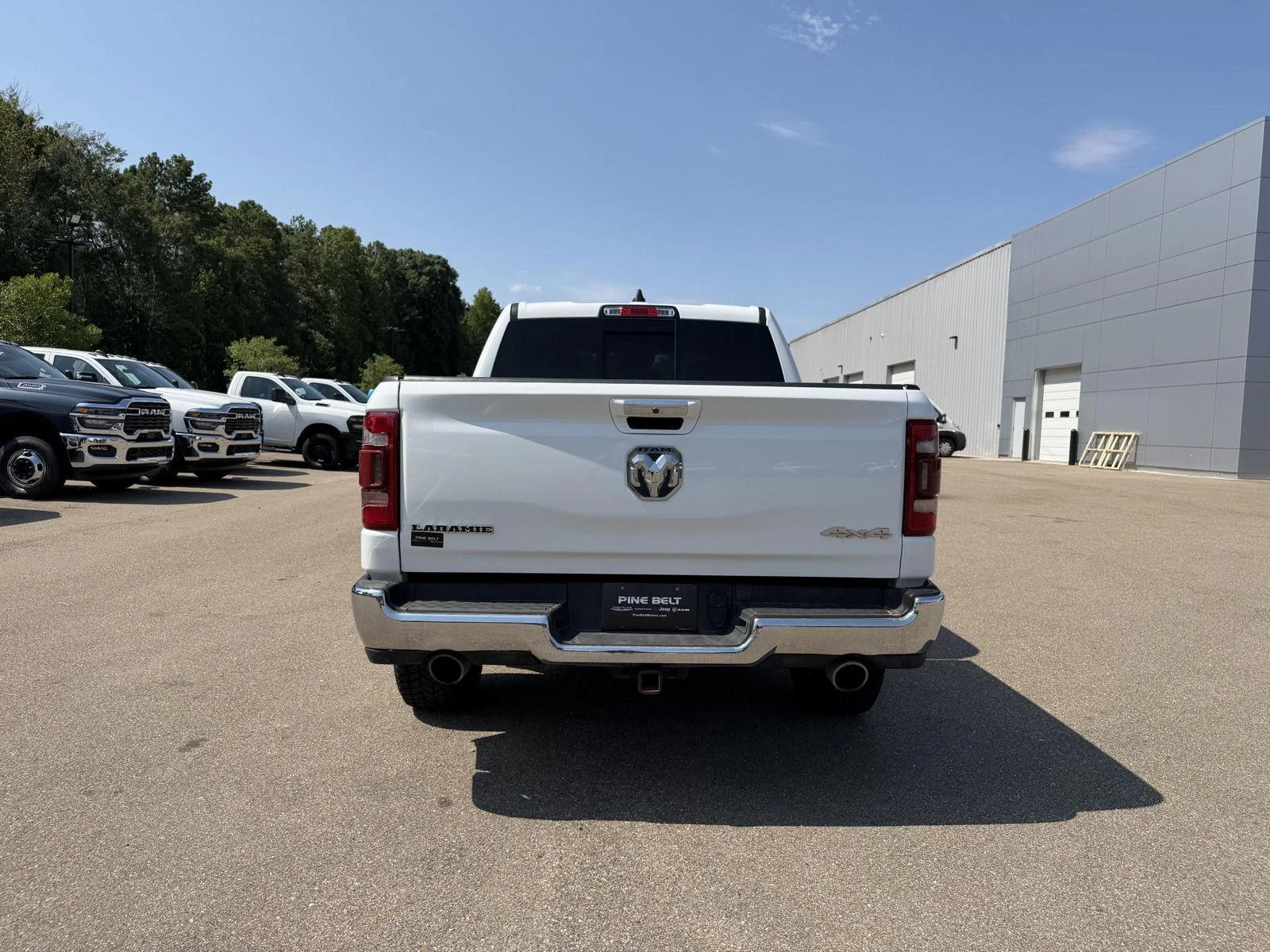 Used 2022 Bright White Clearcoat Ram Laramie image 5