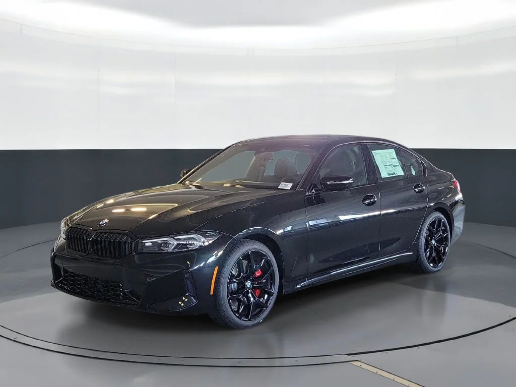 New 2026 Black Sapphire Metallic BMW 330i image 1