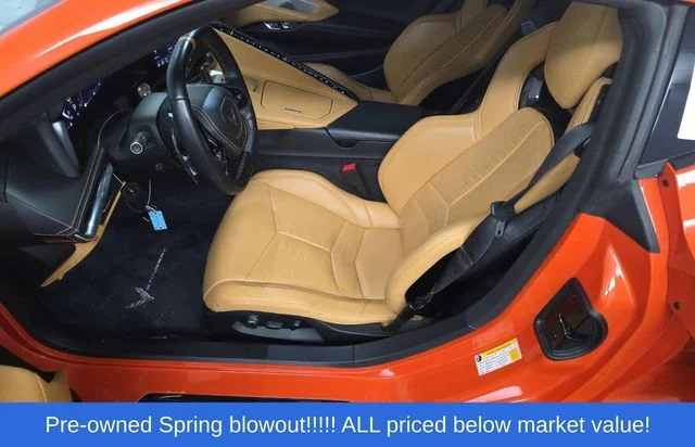 Used 2020 Orange Chevrolet Stingray image 7