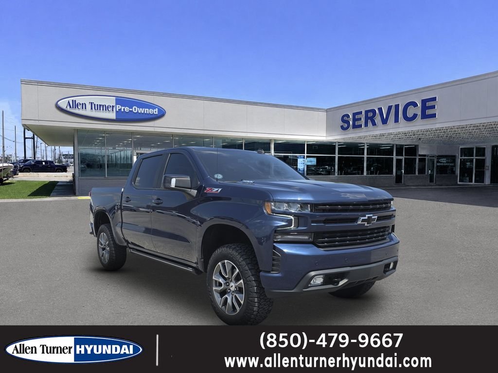 Used 2022 Northsky Blue Metallic Chevrolet RST image 1
