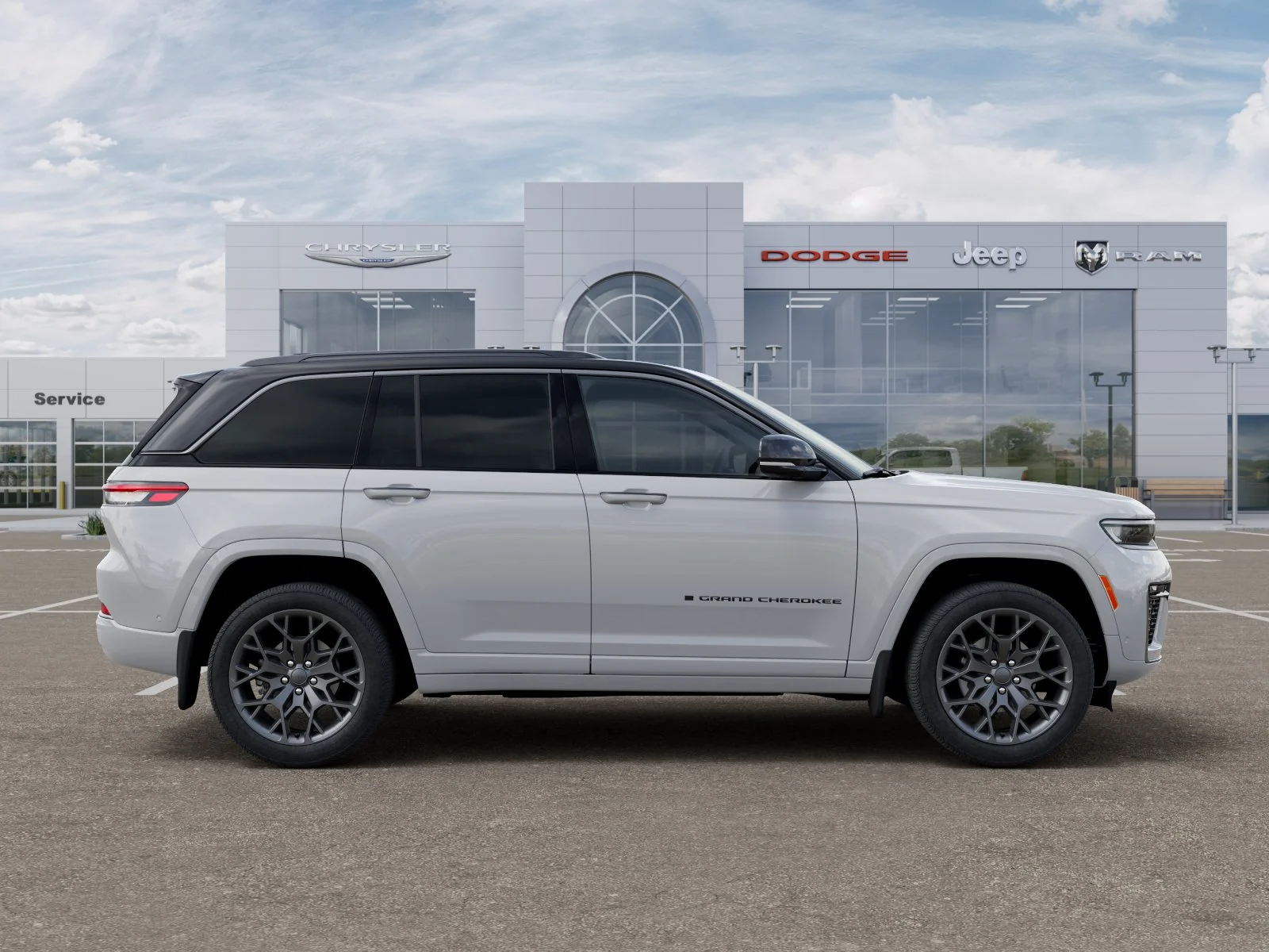 New 2026 Bright White Clear-Coat Exterior Paint Jeep Summit image 49