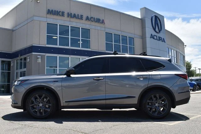 Certified Used 2024 Liquid Carbon Metallic Acura SH-AWD A-SPEC image 8