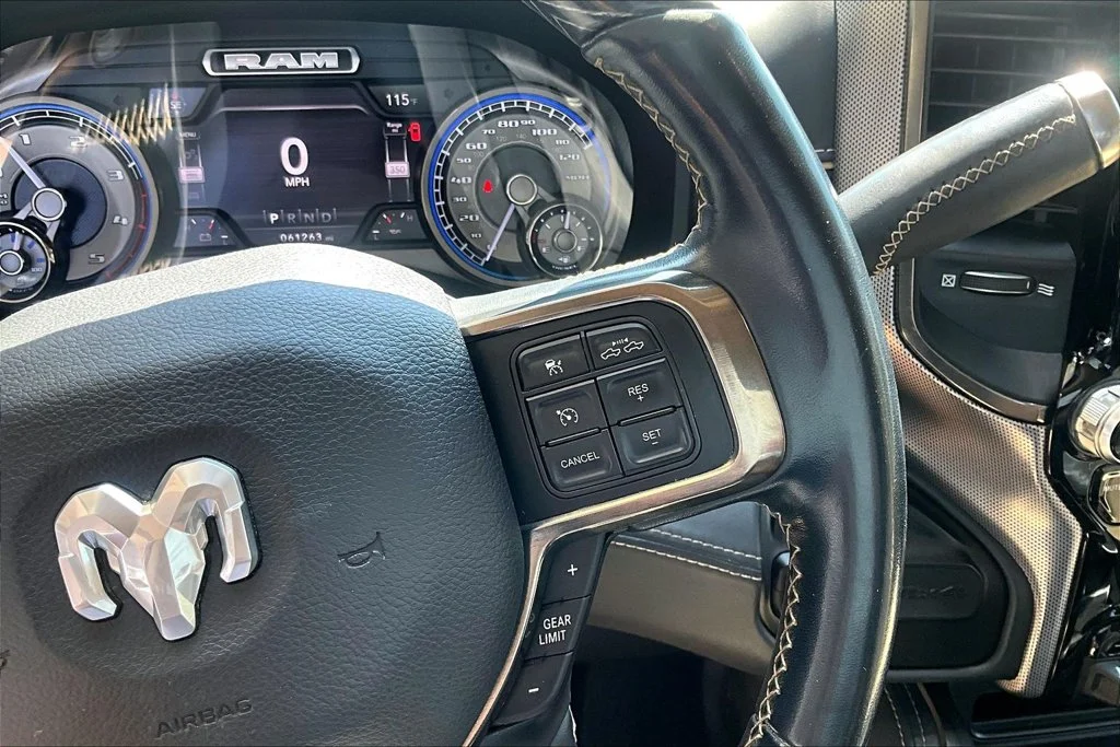 Used 2022 Granite Crystal Clearcoat Metallic Ram Limited image 15
