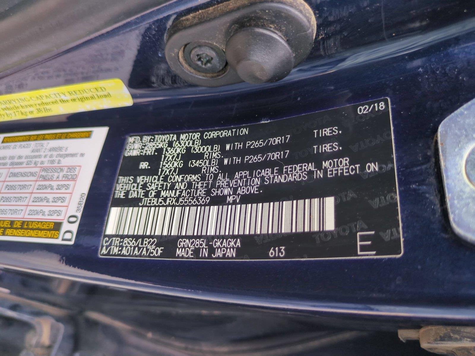 Used 2018 Nautical Blue Metallic Toyota SR5 Premium image 42
