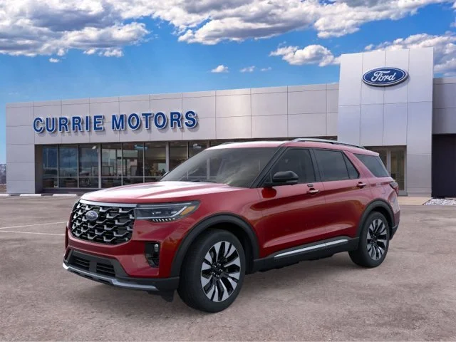 New 2026 Rapid Red Metallic Tinted Clearcoat Ford Platinum image 1
