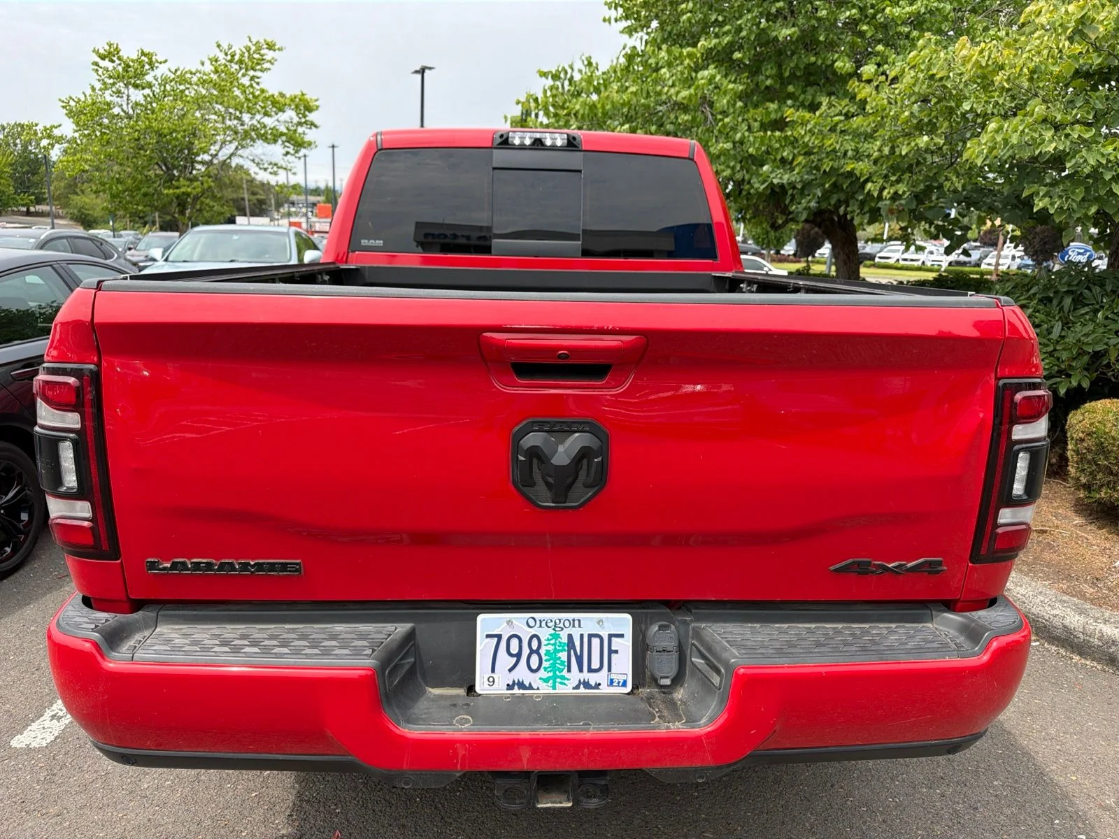 Used 2020 Flame Red Clearcoat Ram Laramie image 5