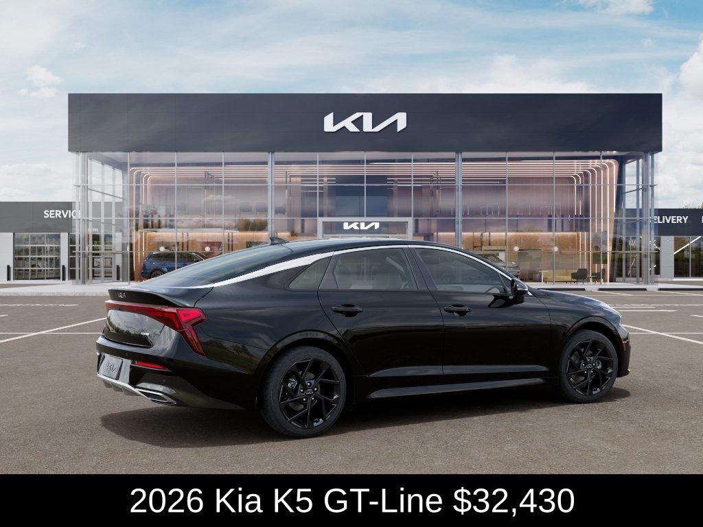 New 2026 Aurora Black Pearl Kia GT-Line FWD image 7