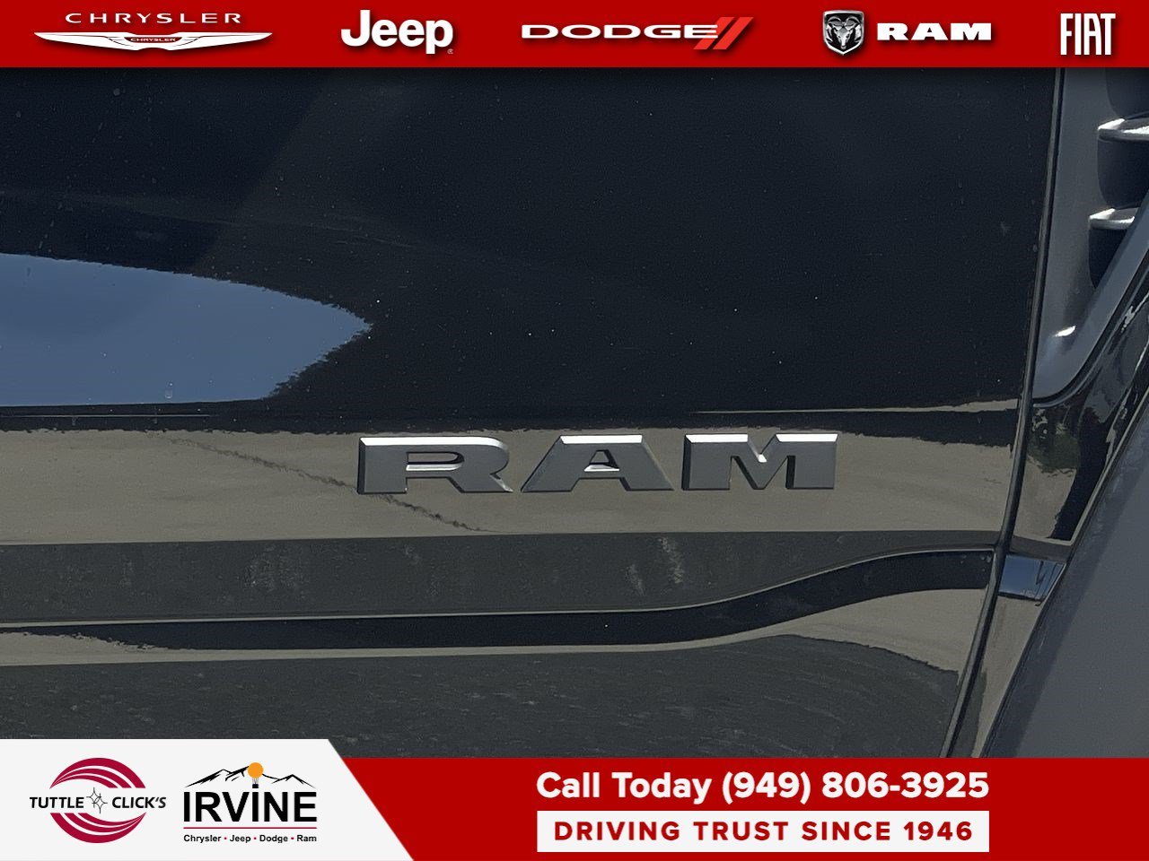 New 2026 Diamond Black Crystal Pearl-Coat Exterior Paint RAM RHO image 8