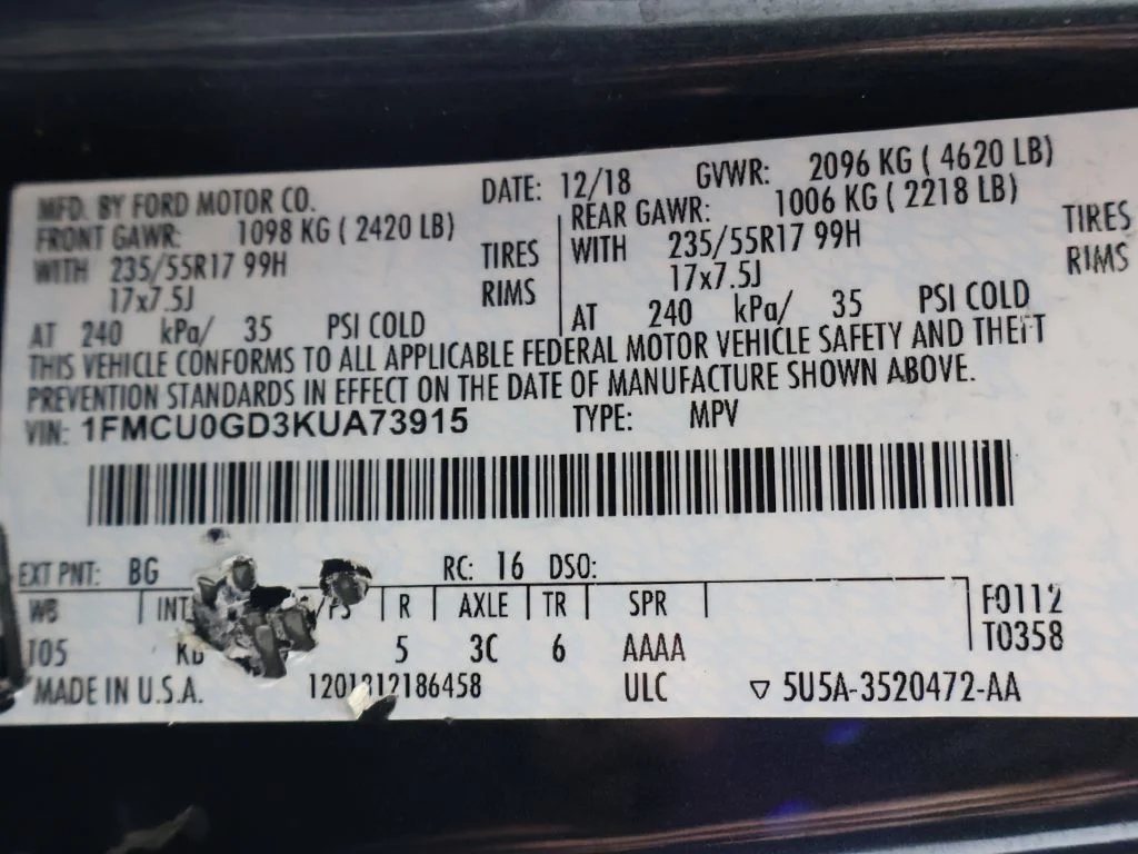 Used 2019 Green Ford SE image 46