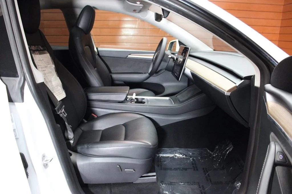 Used 2023 Pearl White Multi-Coat Tesla Long Range image 17