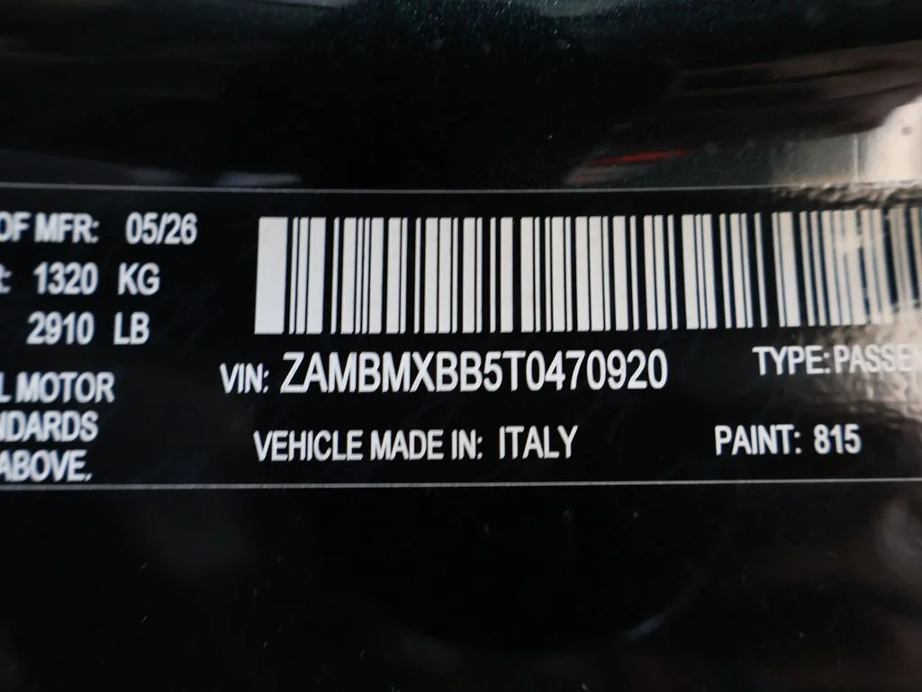 New 2026 Nero Assoluto Metallic Maserati Base image 44