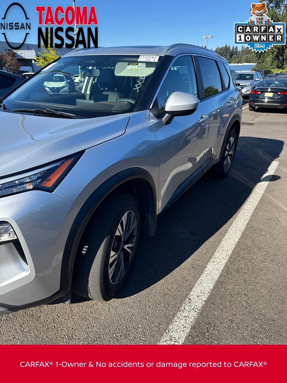 Used 2023 Silver Nissan SV image 2
