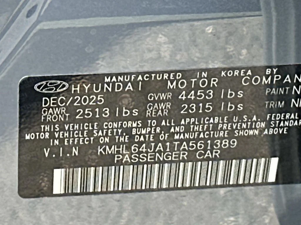 Used 2026 Blue Hyundai SEL Sport image 30