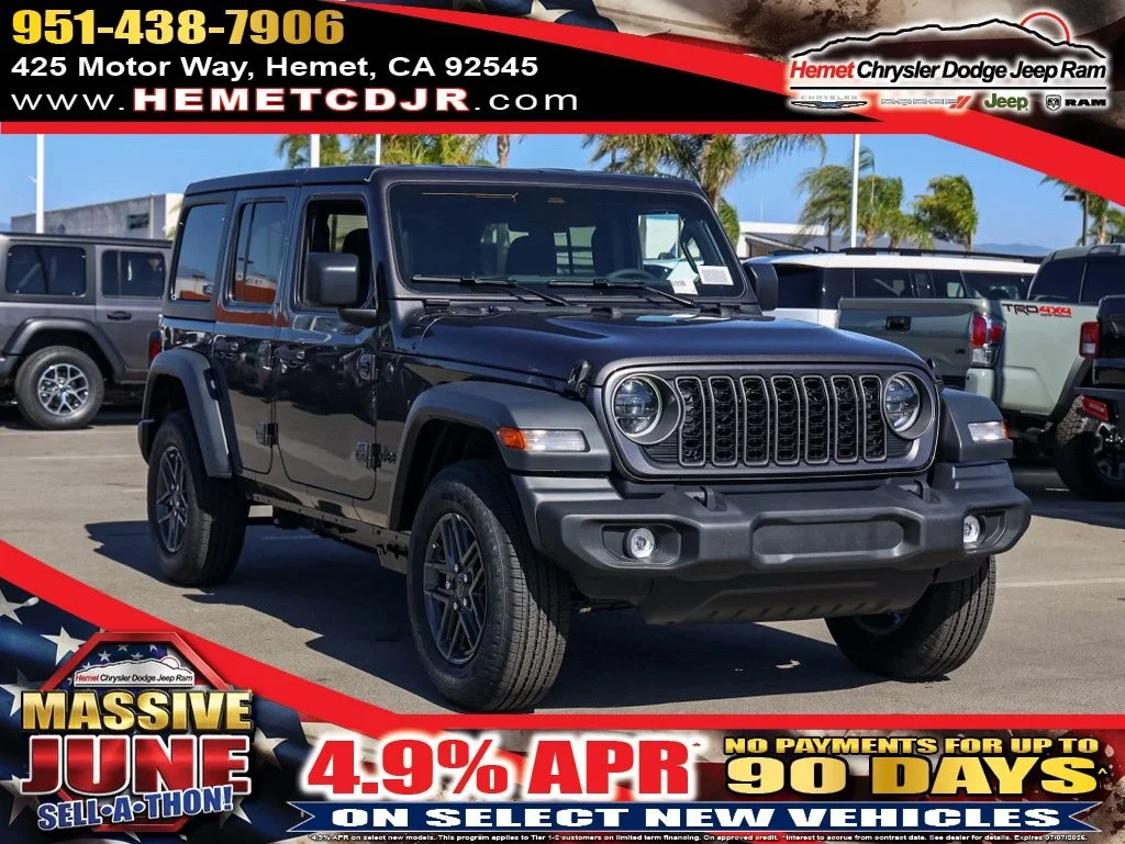 New 2026 Granite Crystal Metallic Clear-Coat Exterior Paint Jeep Sport S image 1