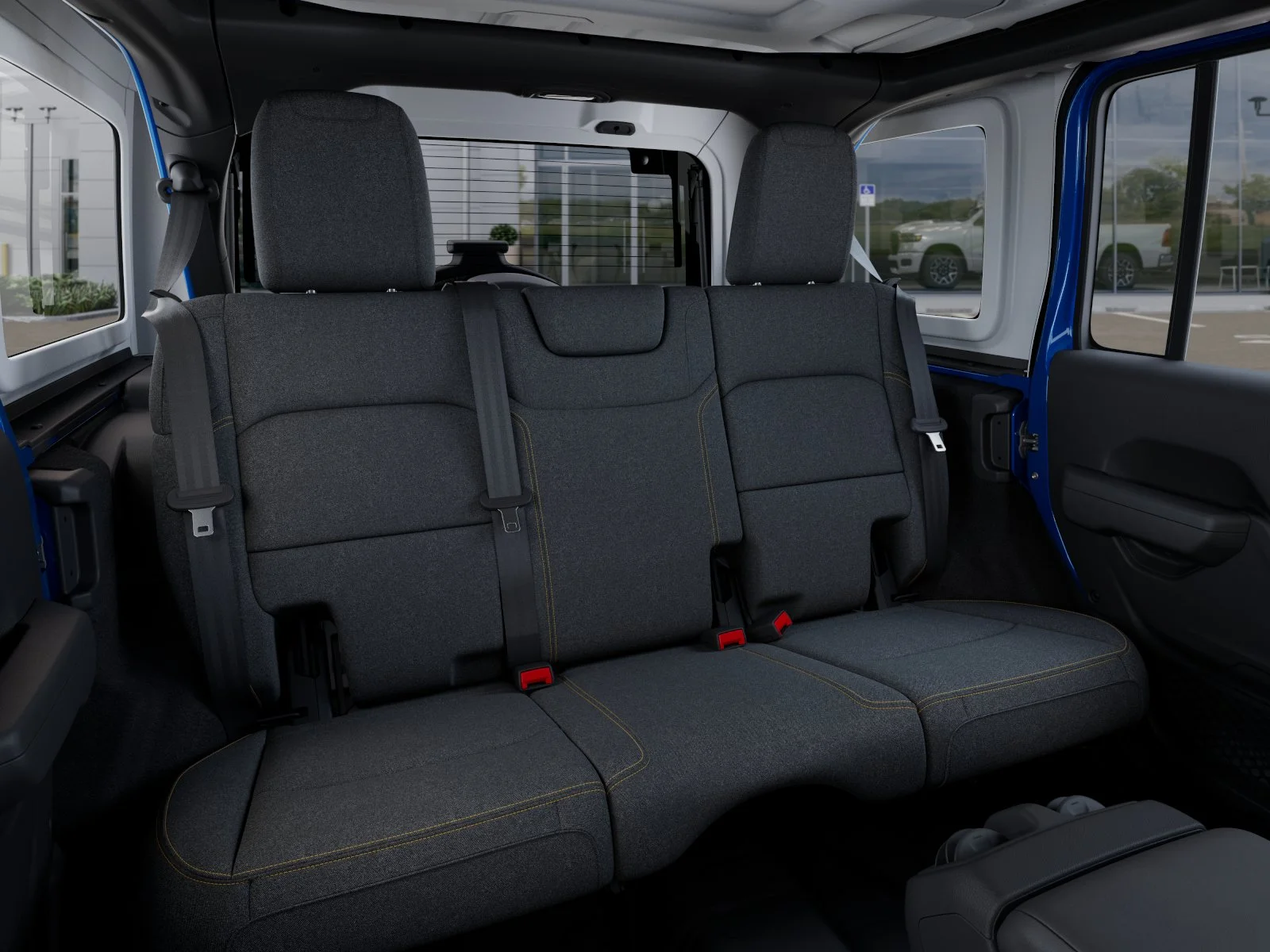 New 2025 Hydro Blue Pearl-Coat Exterior Paint Jeep Sport S image 46