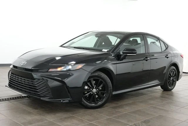 Certified Used 2025 Black Toyota LE image 2