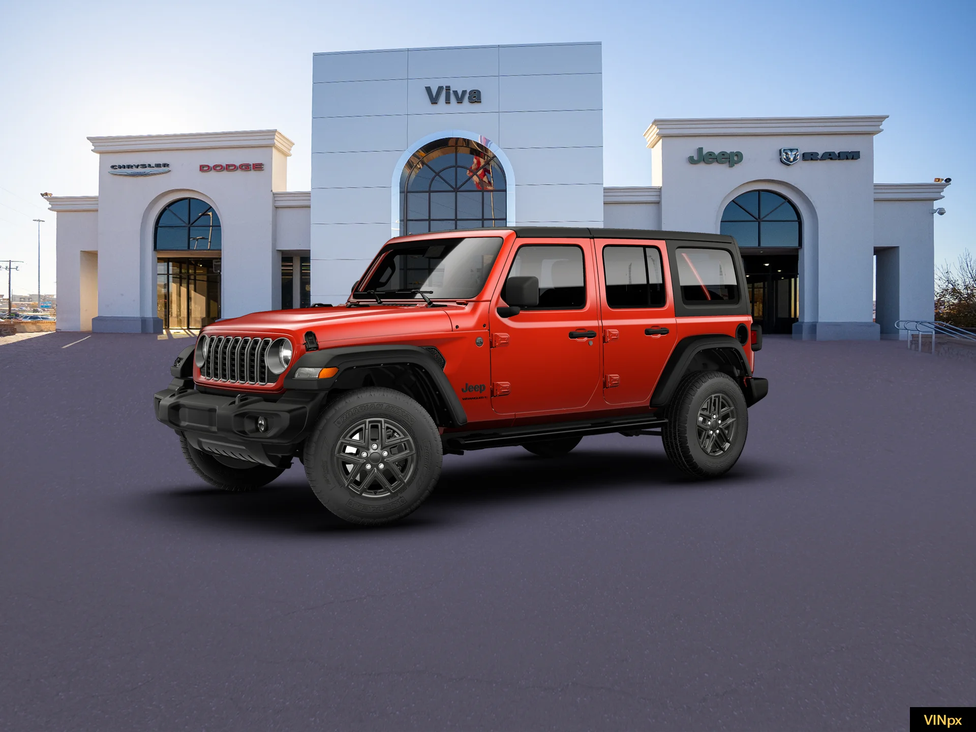 New 2026 Firecracker Red Clear-Coat Exterior Paint Jeep Sport image 14