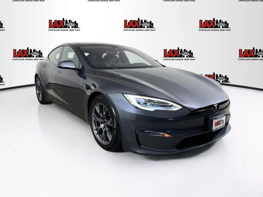 Used 2022 Gray Tesla Base image 1