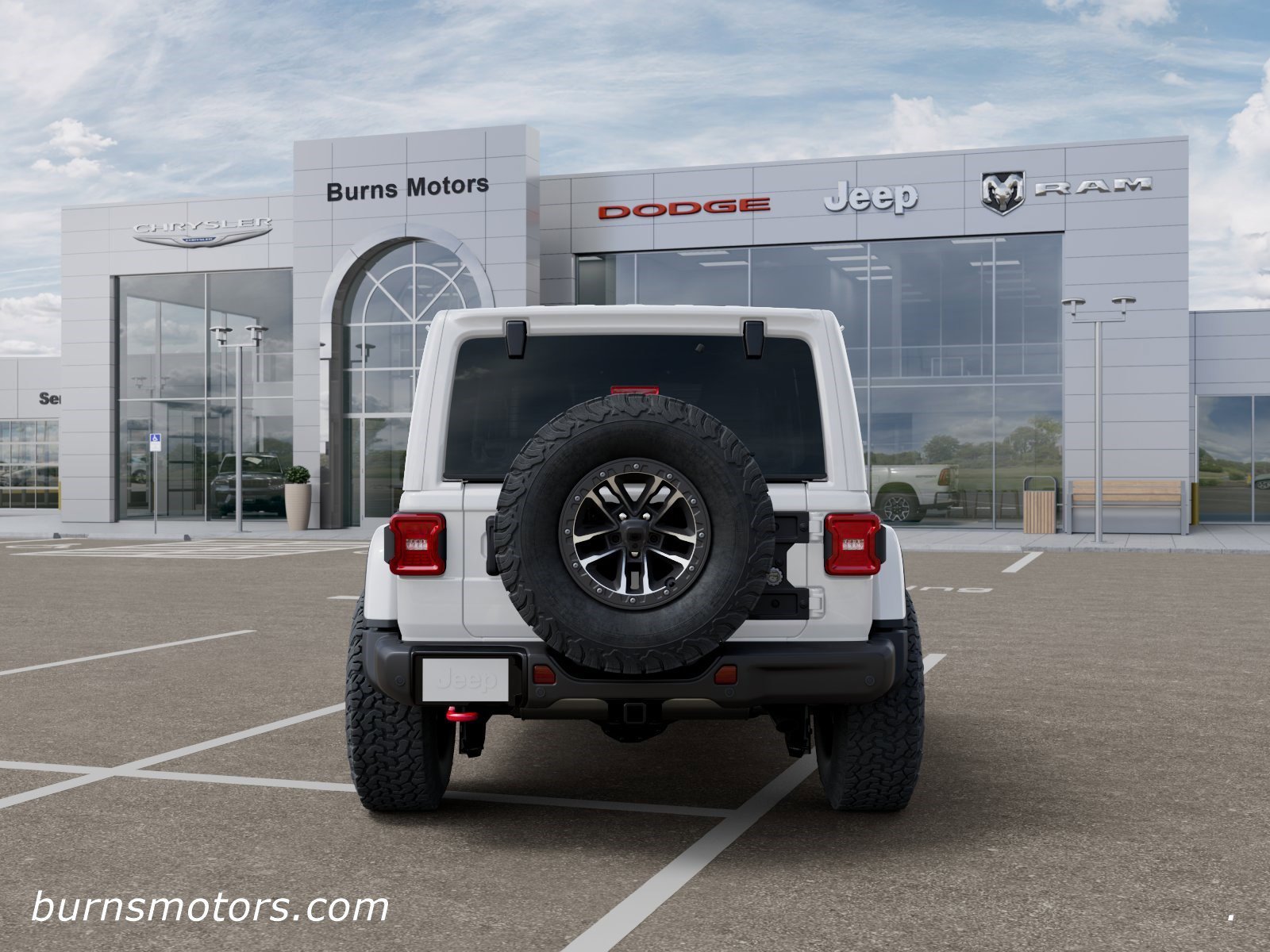 New 2026 Bright White Clear-Coat Exterior Paint Jeep Rubicon X 4-Door image 7