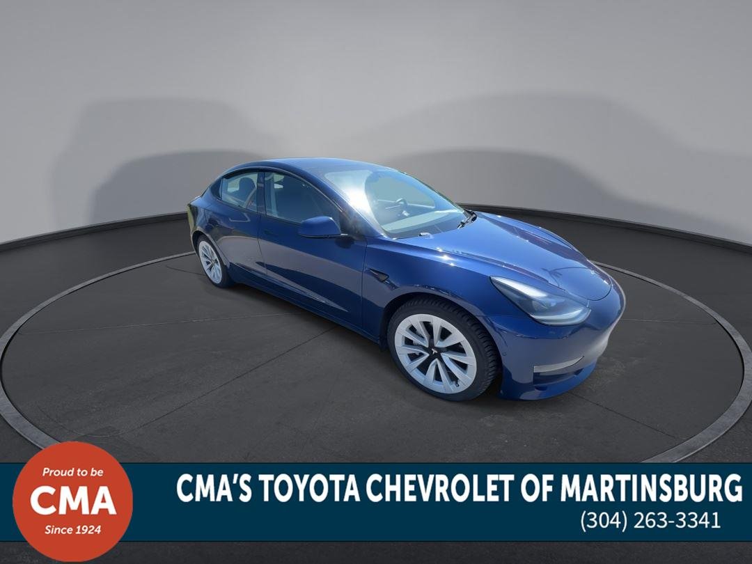 Used 2021 BLUE TESLA  image 2
