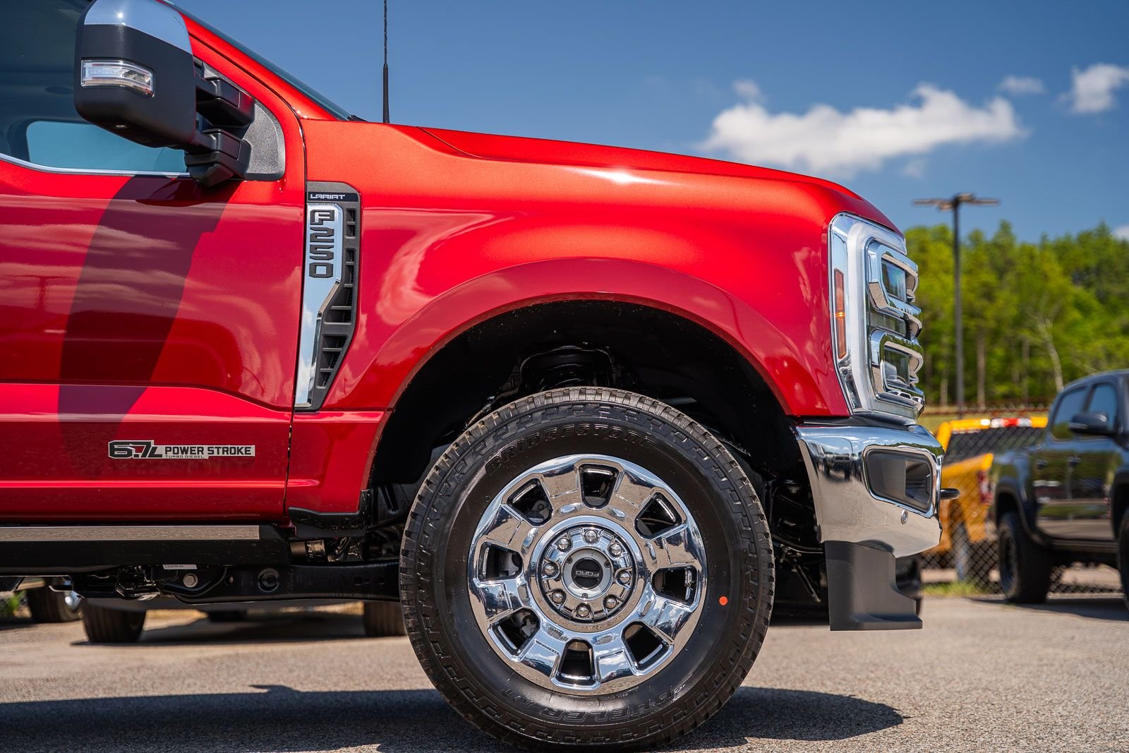 New 2026 Ruby Red Metallic Tinted Clearcoat Ford F-250® Lariat® image 8