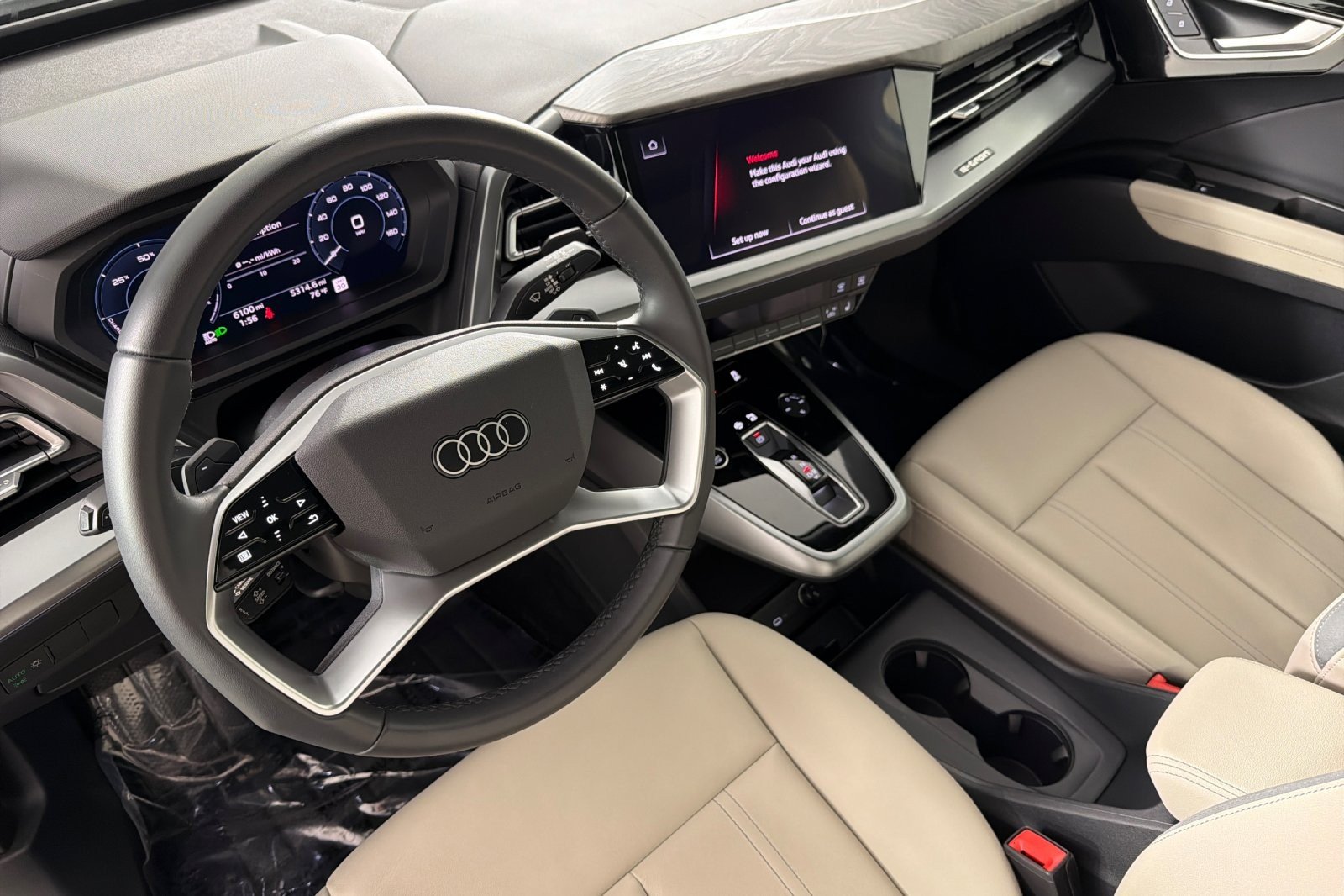 Used 2026 Glacier White Metallic Audi Premium 55 quattro image 9