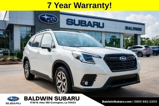 Certified Used 2024 Crystal White Pearl Subaru Premium image 1