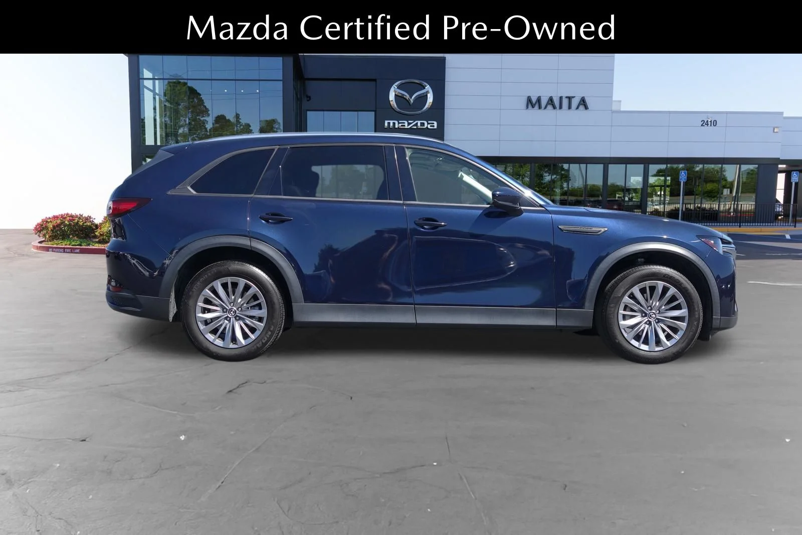 Certified Used 2024 Deep Crystal Blue Mica Mazda 3.3 Turbo Preferred image 2