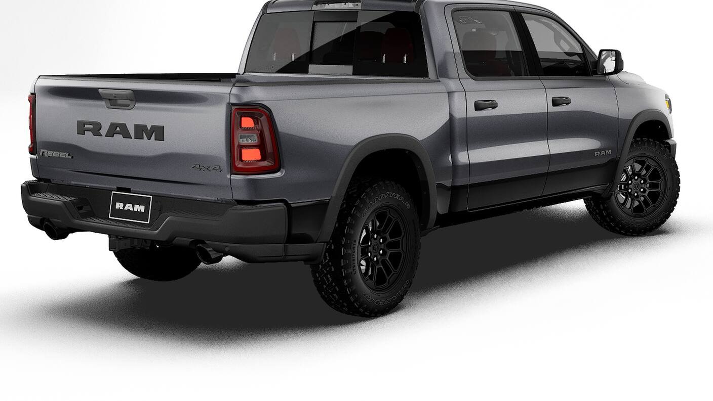 New 2027 Granite Crystal Metallic Clear-Coat Exterior Paint RAM REBEL image 14