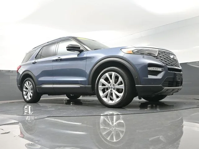 Used 2021 Blue Ford Platinum image 34