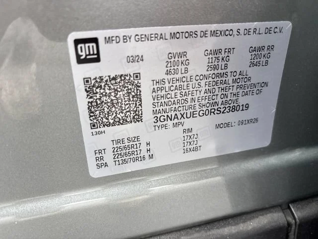 Used 2024 Sterling Gray Metallic Chevrolet LT image 33