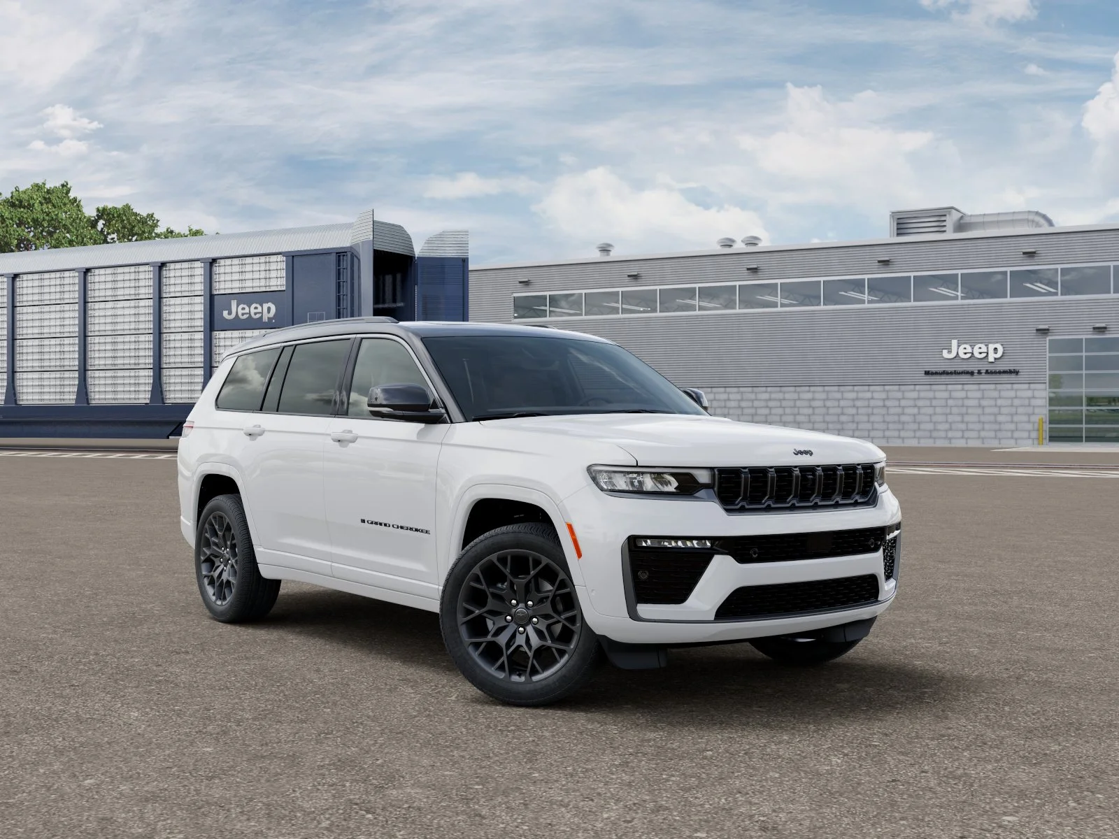 New 2027 Bright White Clear-Coat Paint Jeep Summit image 3