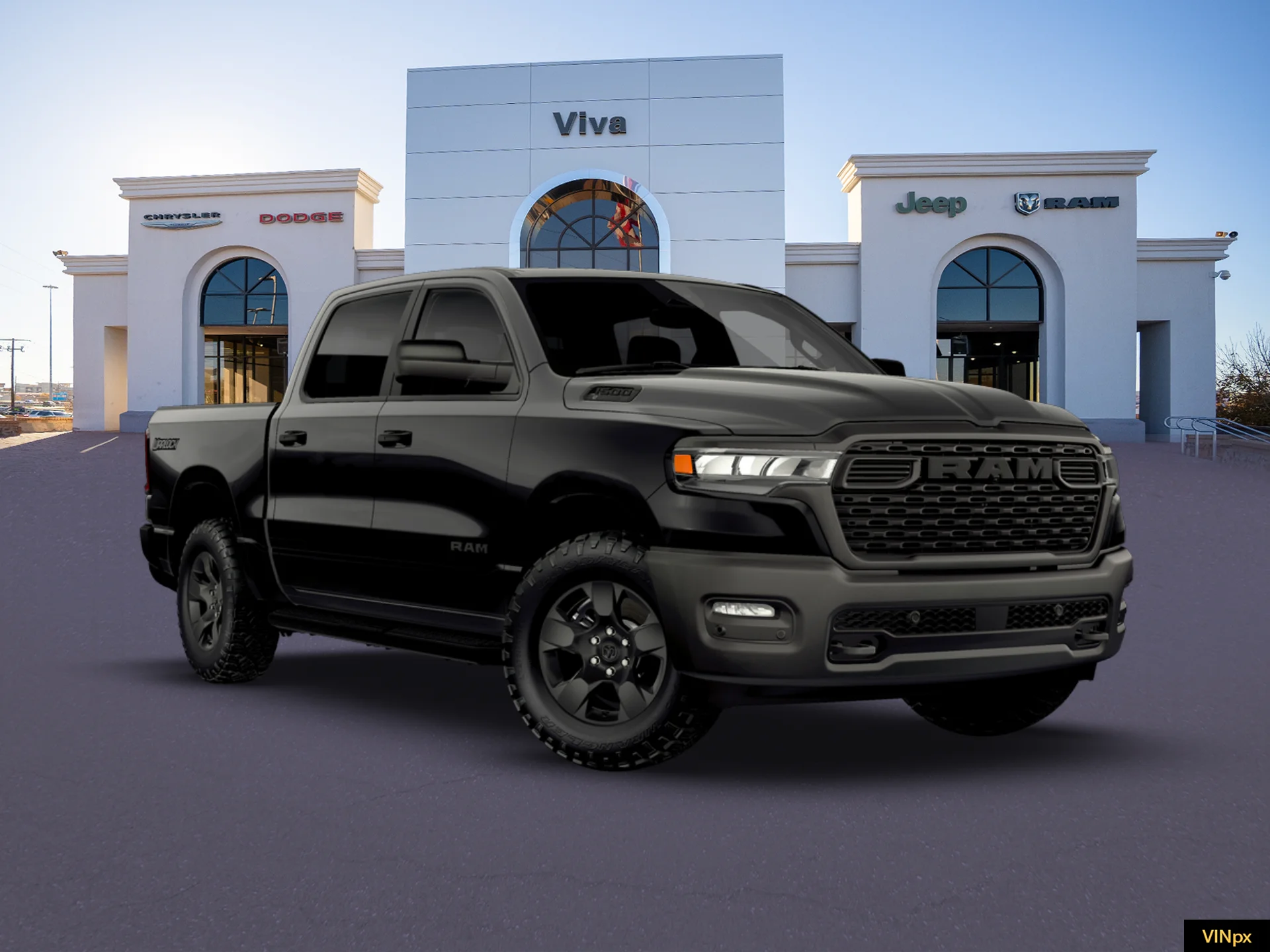 New 2026 Diamond Black Crystal Pearl-Coat Exterior Paint RAM  image 11