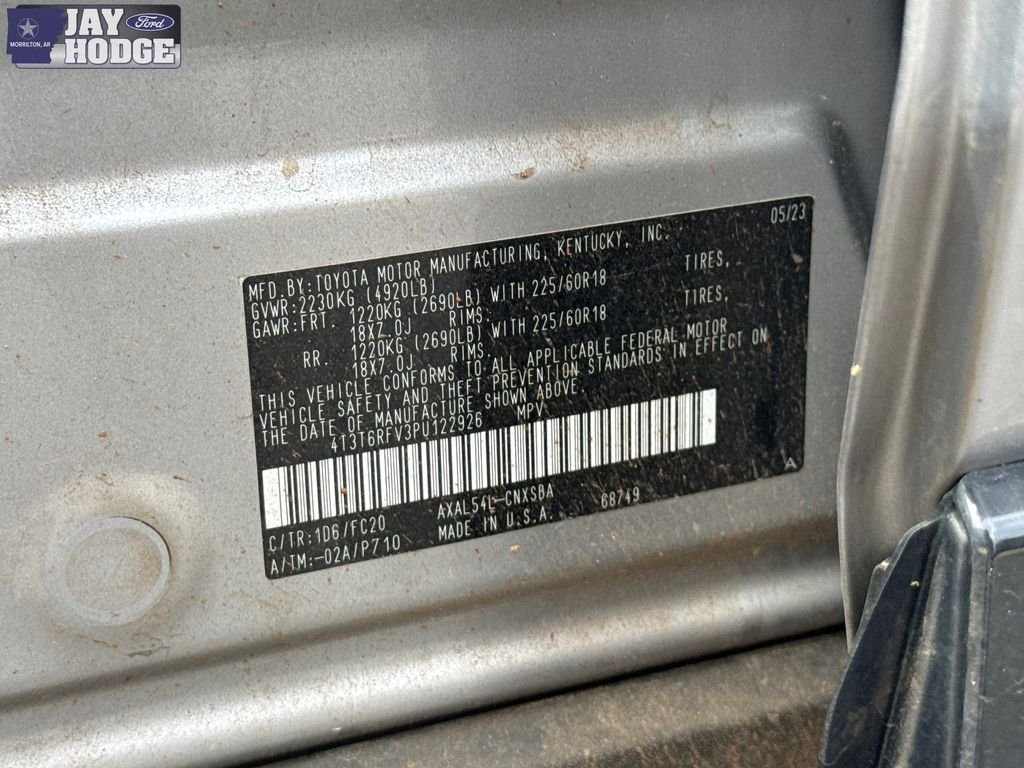 Used 2023 Silver Toyota SE image 21