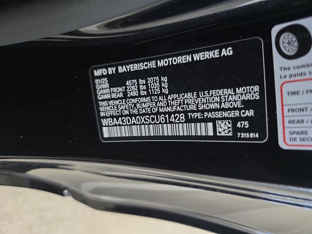 Used 2025 Black Sapphire Metallic BMW 430i image 33