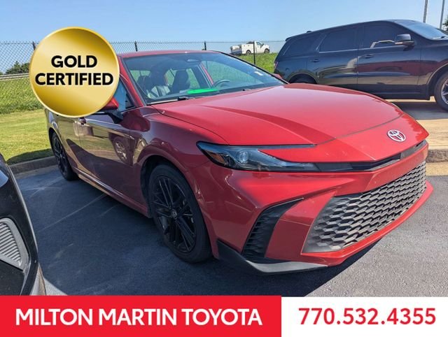 Certified Used 2025 Red Toyota SE image 2