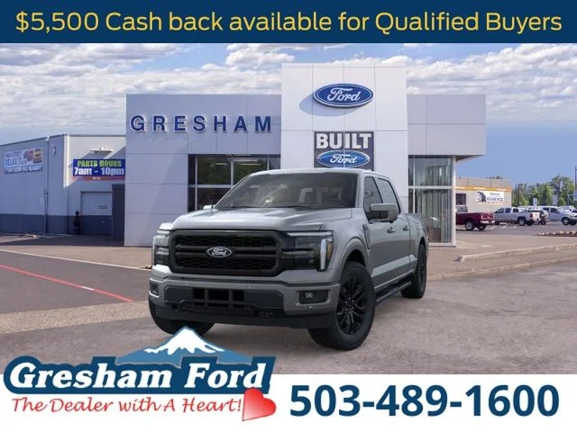New 2026 Carbonized Gray Metallic Ford Lariat image 2