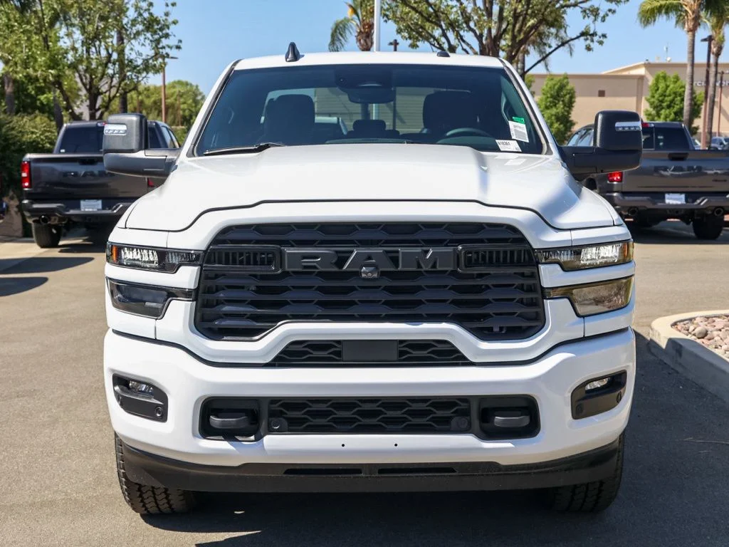 New 2026 Bright White Clear-Coat Exterior Paint RAM Big Horn Night Edition image 8