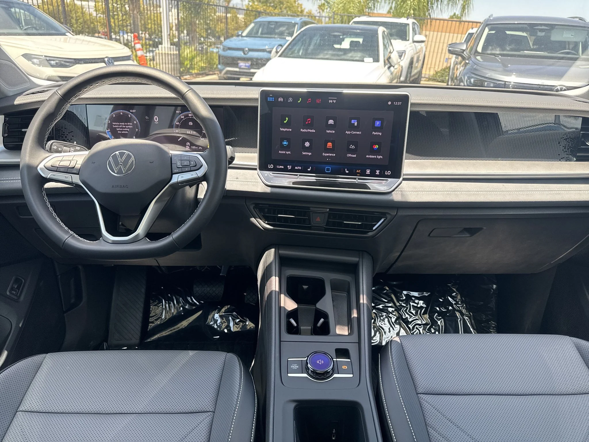New 2026 Deep Black Pearl Volkswagen SE image 16