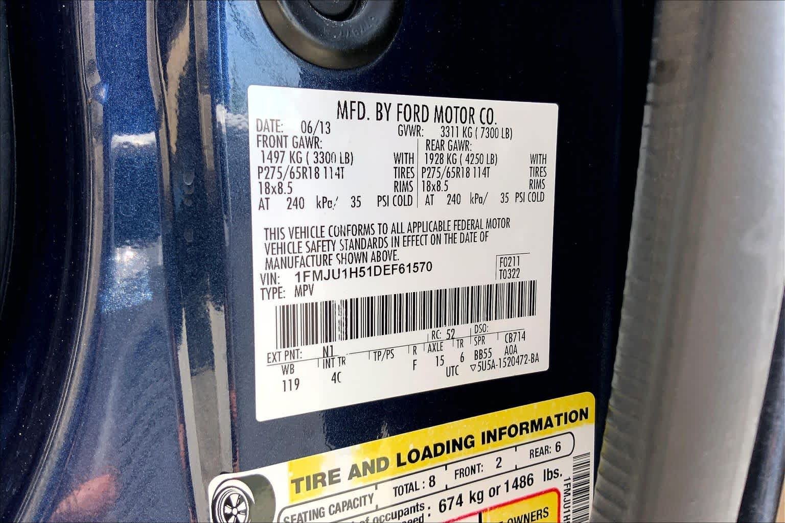 Used 2013 Blue Jeans Metallic Ford XLT image 36