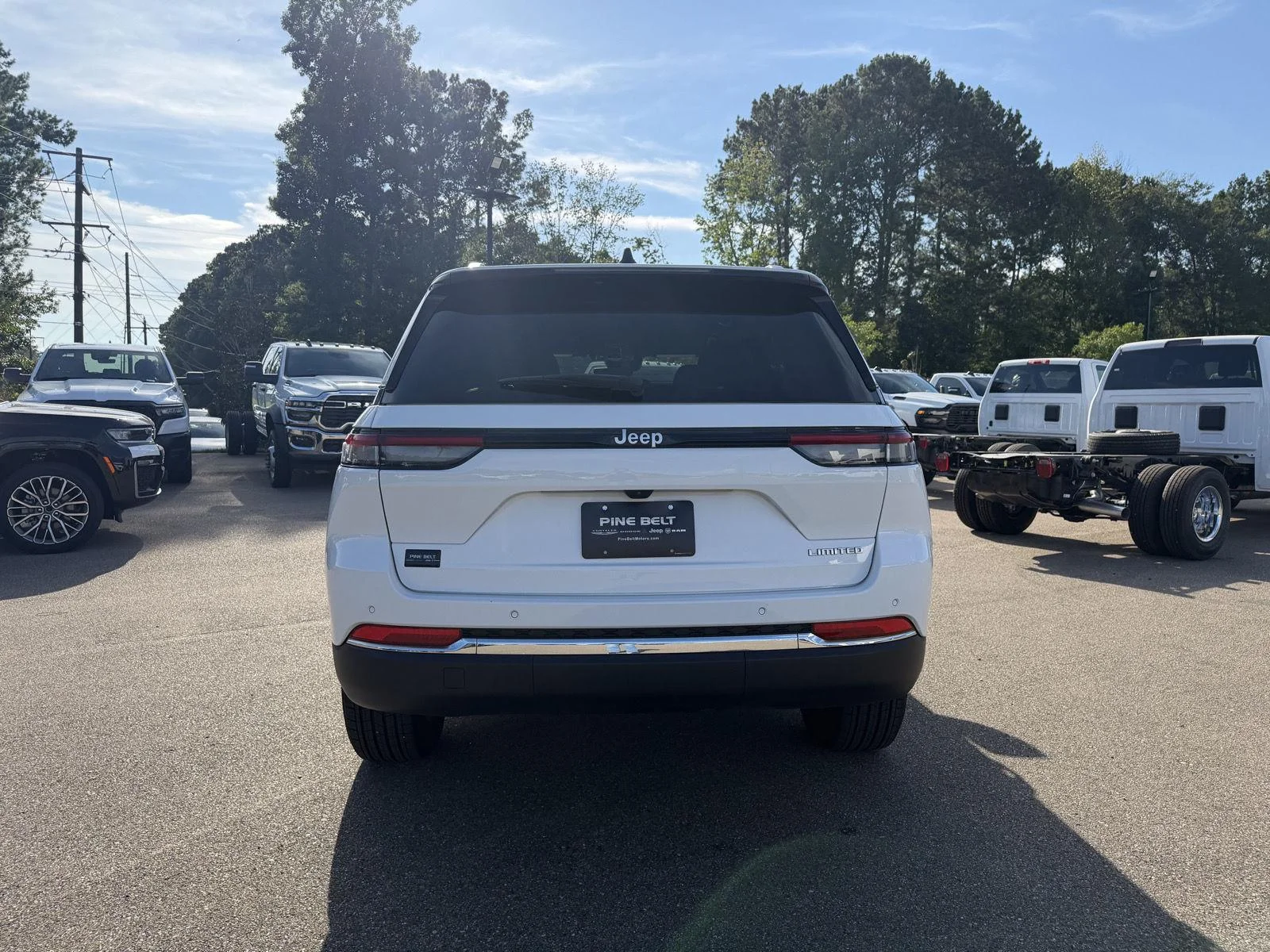 Used 2025 Bright White Clearcoat Jeep Limited image 5